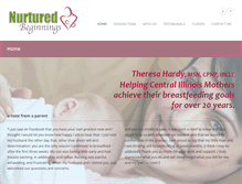 Tablet Screenshot of nurturedbeginnings.net
